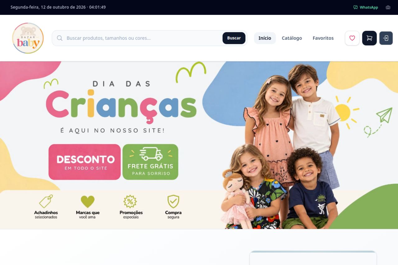 Prévia do site de cliente ExpertBrazil